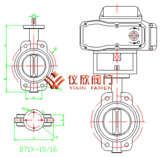 D971電動軟密封蝶閥