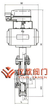 氣動(dòng)V調(diào)節(jié)球閥